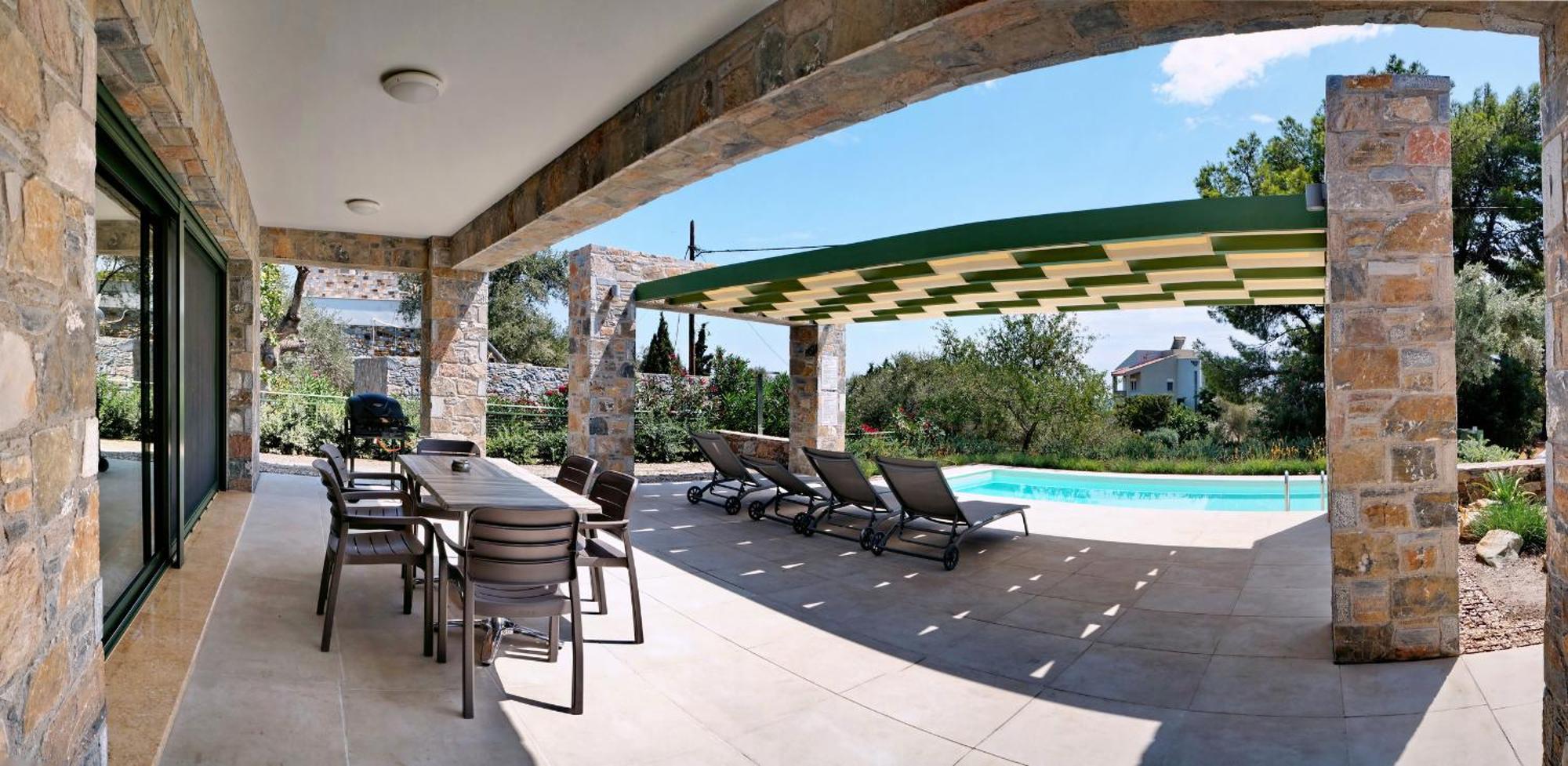 Ouzo Stone House 1 With Private Pool Villa Plomari Buitenkant foto