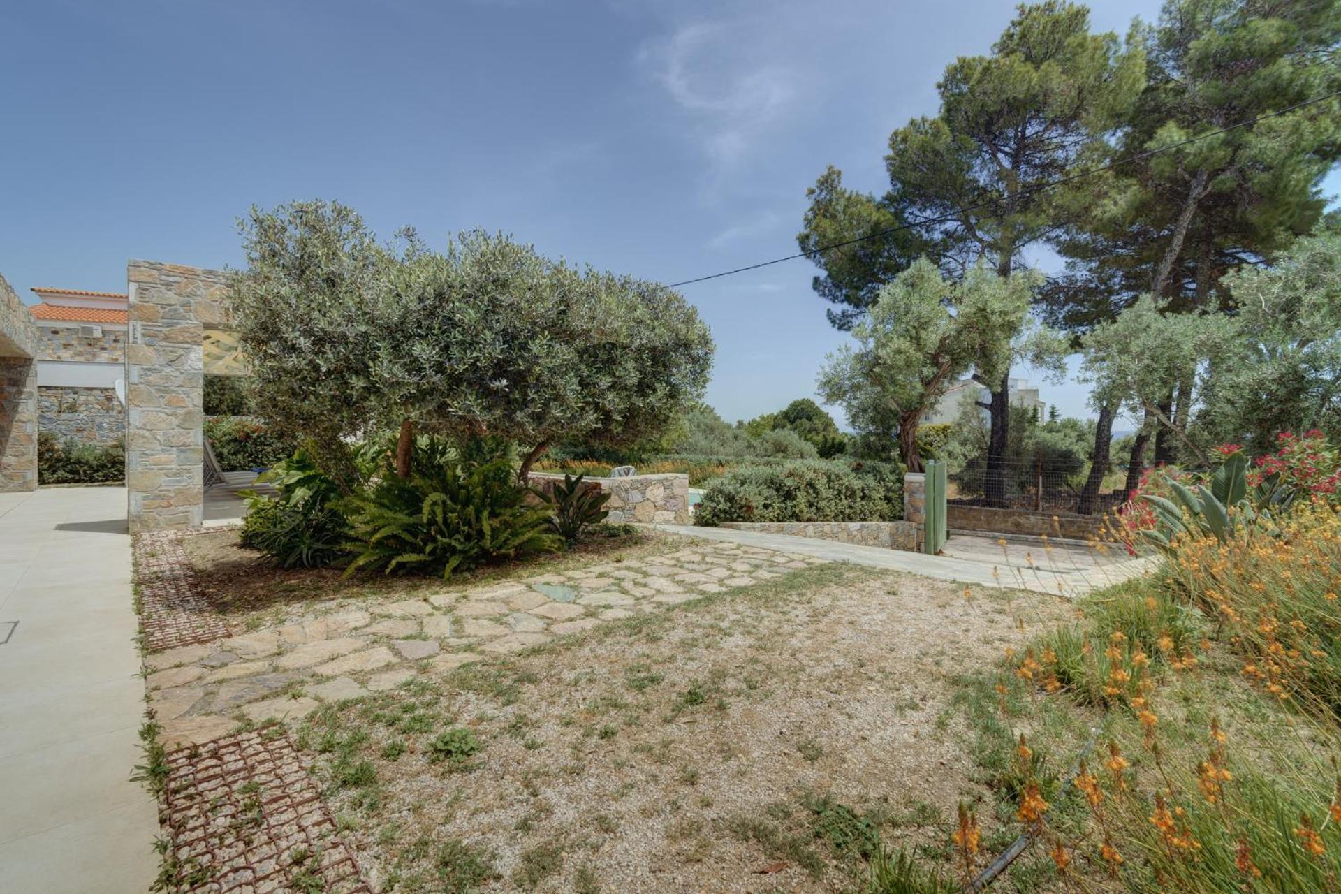 Ouzo Stone House 1 With Private Pool Villa Plomari Buitenkant foto
